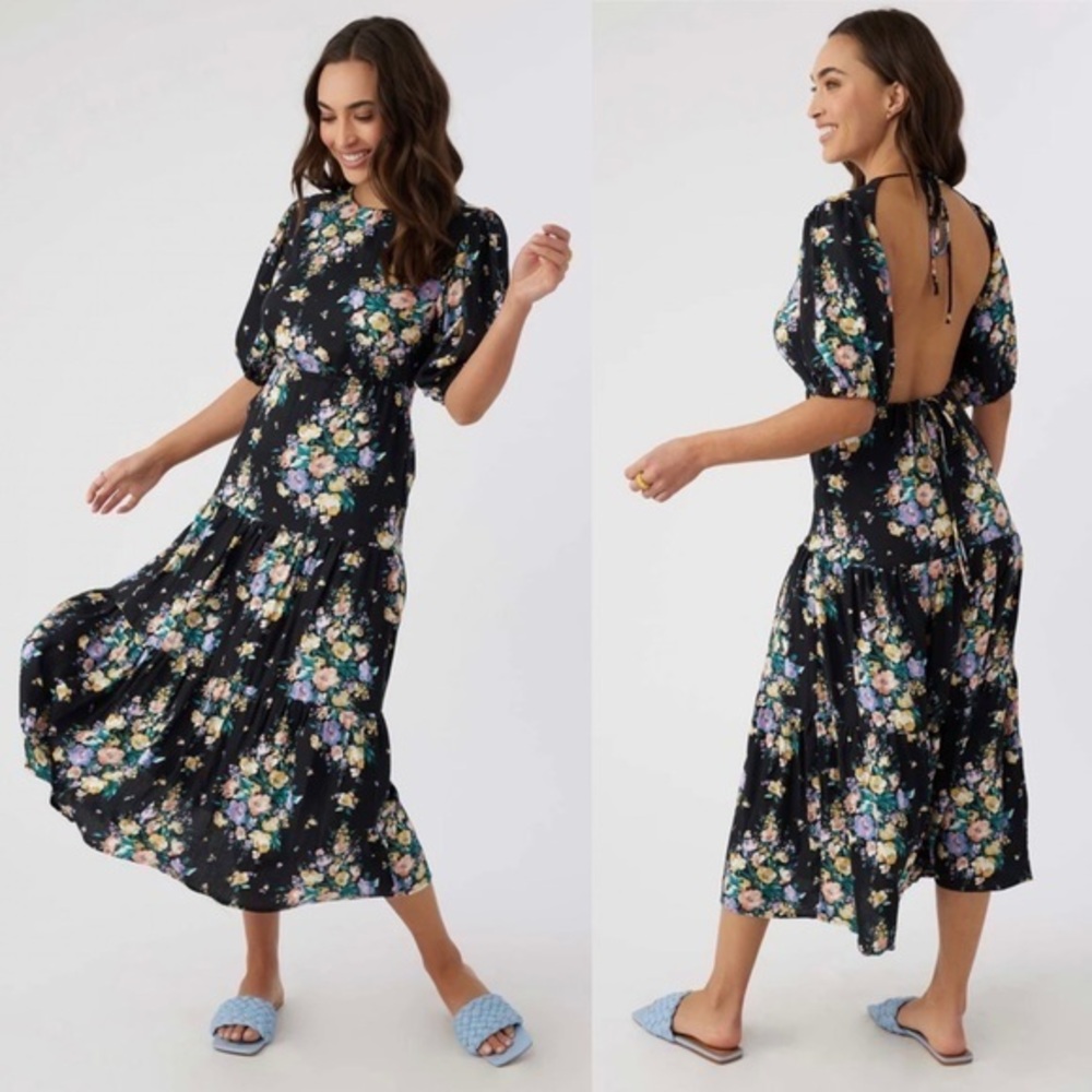 O’Neill Alta Midi Dress Size Large